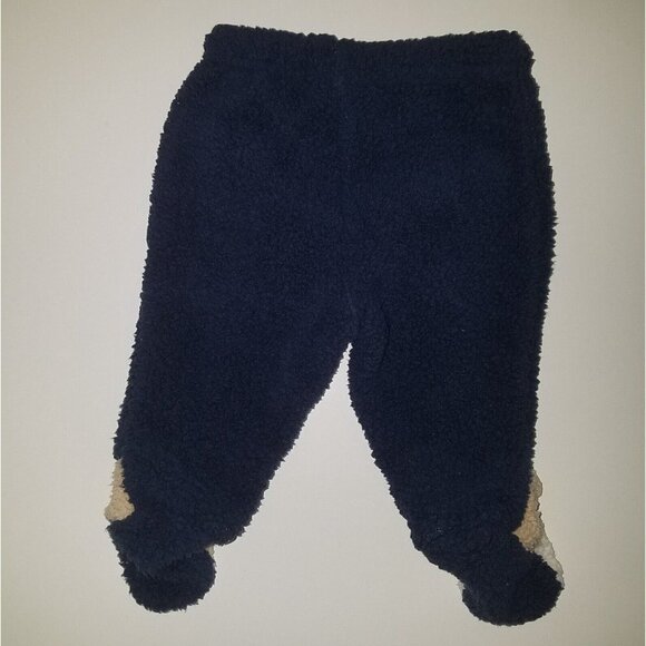 My Beary First Christmas Baby 2-Pc Footie Outfit Size 0-3 Months Blue Bear Feet - Picture 8 of 8